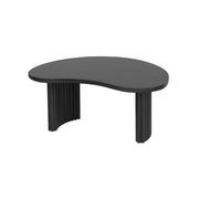 Salontafel Firenze 85, boon vorm, Black