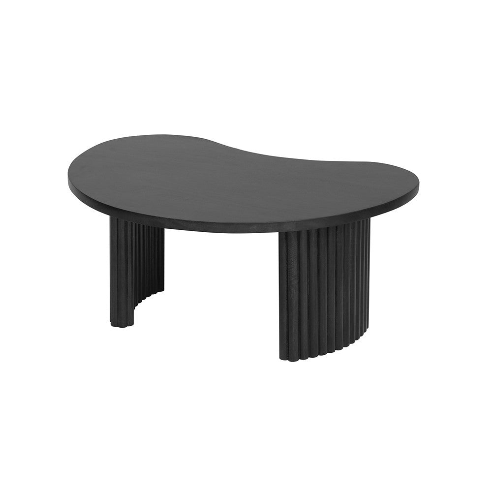 Salontafel Firenze 85, boon vorm, Black – afbeelding 2