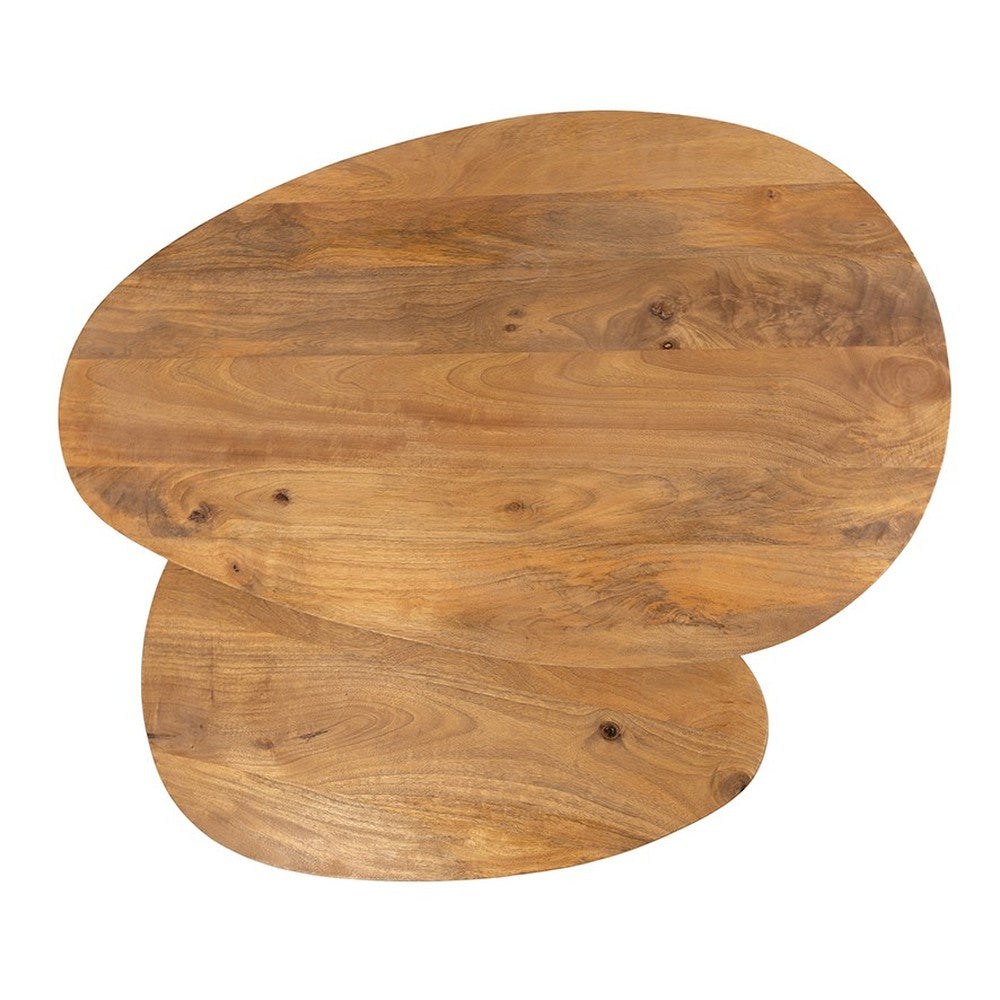 Salontafel Kassel organisch, set van 2, Smooth Natural (17mm) – afbeelding 2
