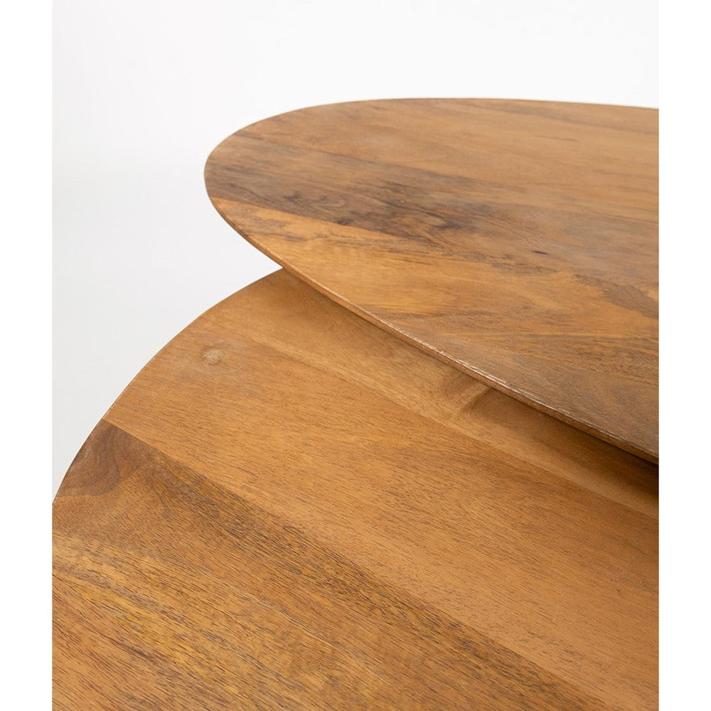Salontafel Kassel organisch, set van 2, Smooth Natural (17mm) – afbeelding 4