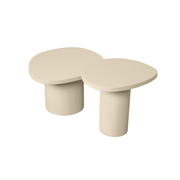 Salontafel set Mirre Zand Mangohout 70 cm