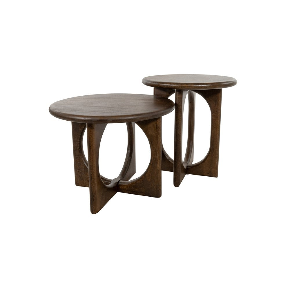Salontafel Ø60, Mango Brown Walnut – Zodiac – afbeelding 4