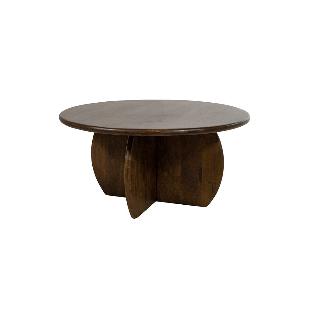 Salontafel Ø80, Mango Brown Walnut – Belly