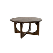 Salontafel Ø80, Mango Brown Walnut – Zodiac