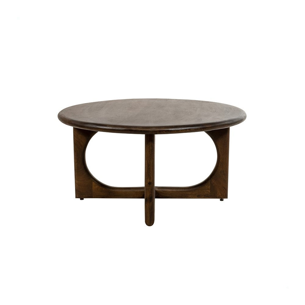 Salontafel Ø80, Mango Brown Walnut – Zodiac – afbeelding 2