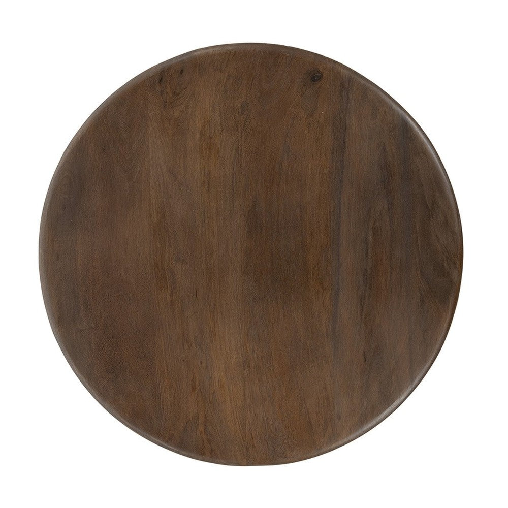 Salontafel Ø80, Mango Brown Walnut – Zodiac – afbeelding 3
