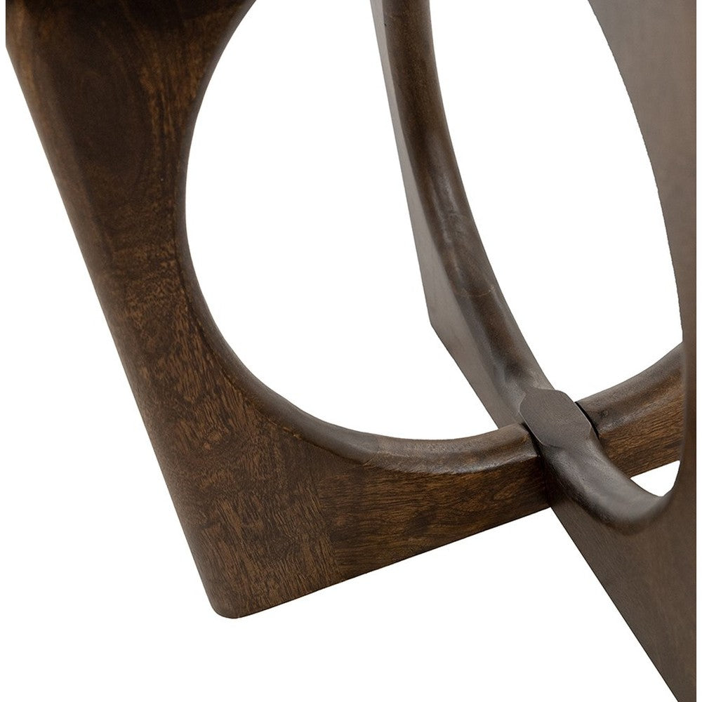 Salontafel Ø80, Mango Brown Walnut – Zodiac – afbeelding 5