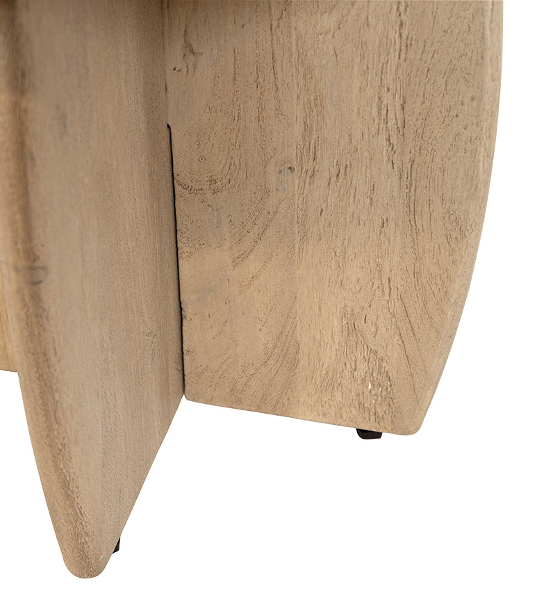 Salontafel Ø60, H45, Acacia Weathered Wood