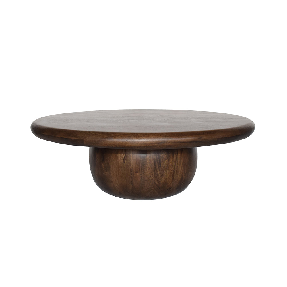 Salontafel Ø90, H30, Mango Walnut