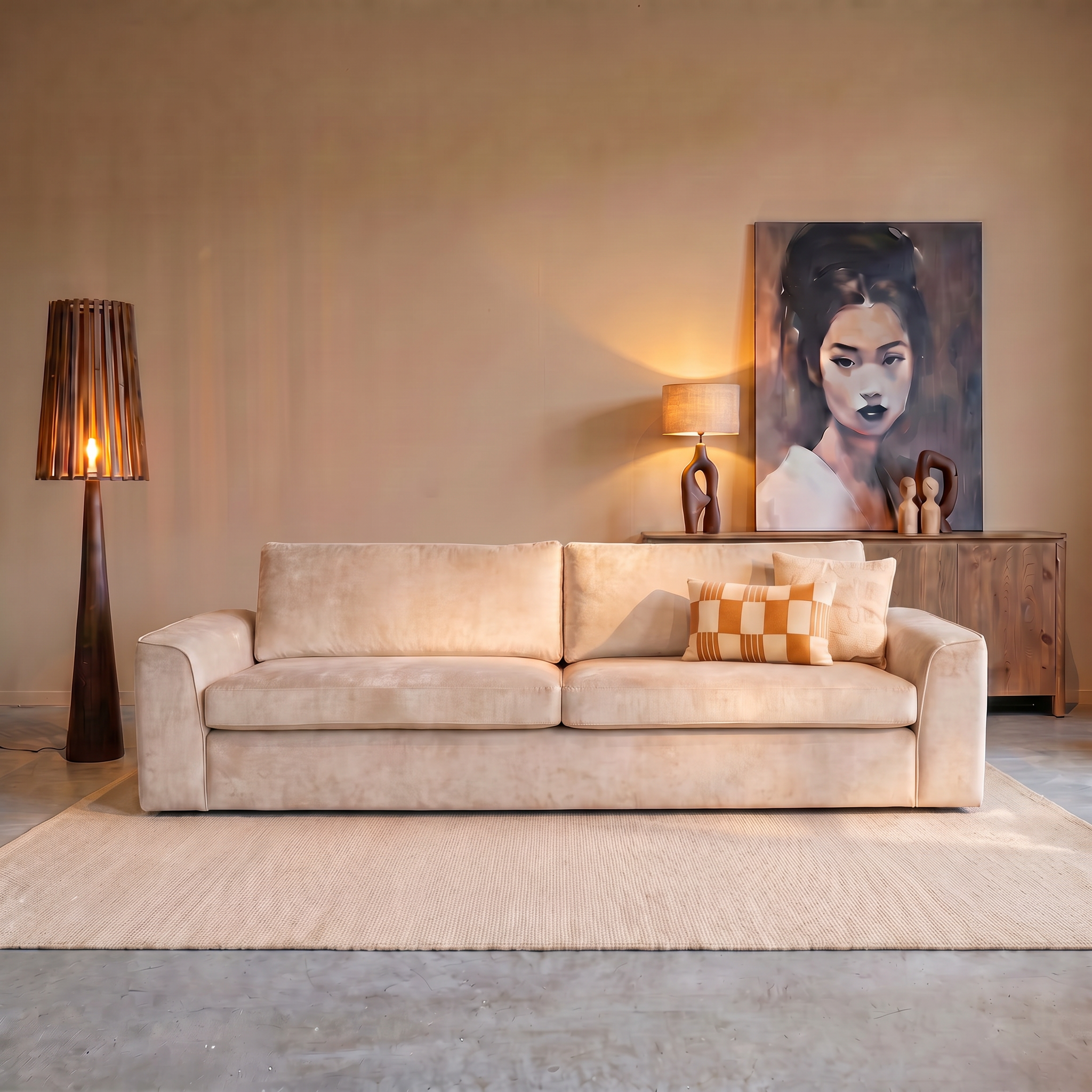 MySofa Floris 2,5-zits Velvet Beige