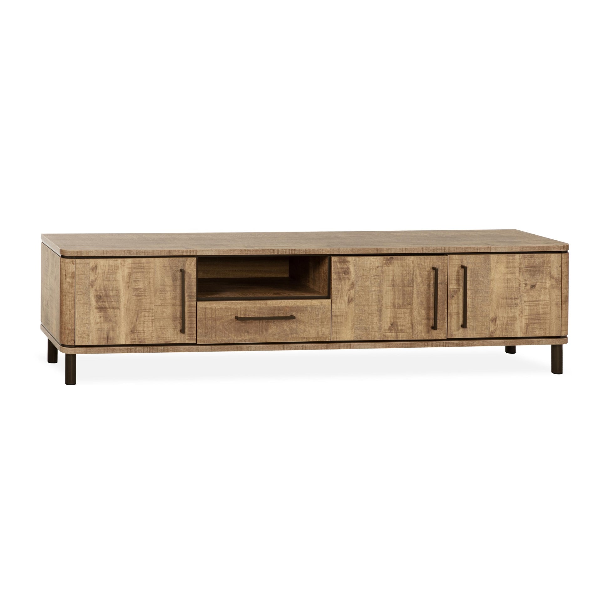 TV-meubel groot Capri met 3 deuren, 1 lade en 1 open vak, 210 cm breed