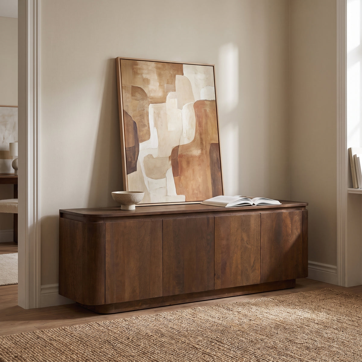 TV-meubel Bora - 175 cm Bruin
