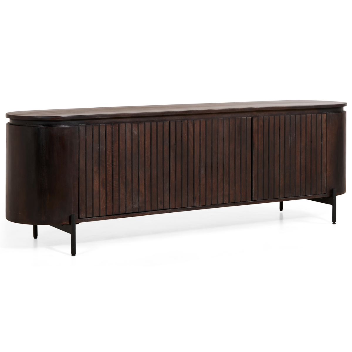 TV-meubel Mokka - Donkerbruin 175 cm