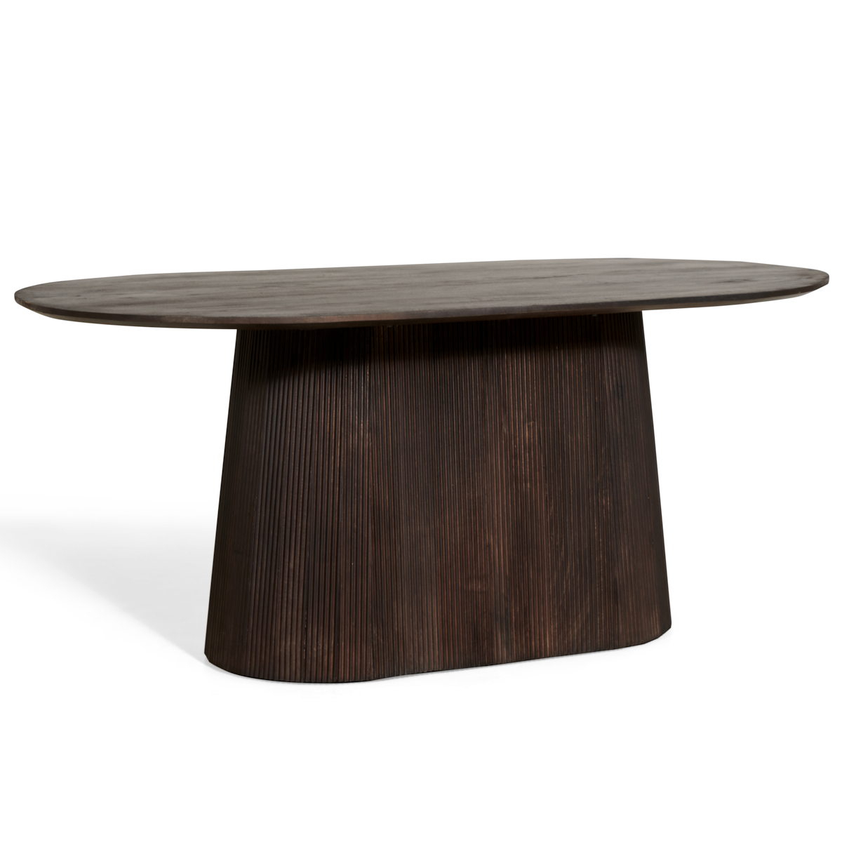 Eettafel Mokka - Donkerbruin 180 cm