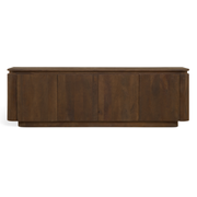 TV-meubel Bora - 175 cm Bruin - tv-meubel van mangohout, vooraanzicht