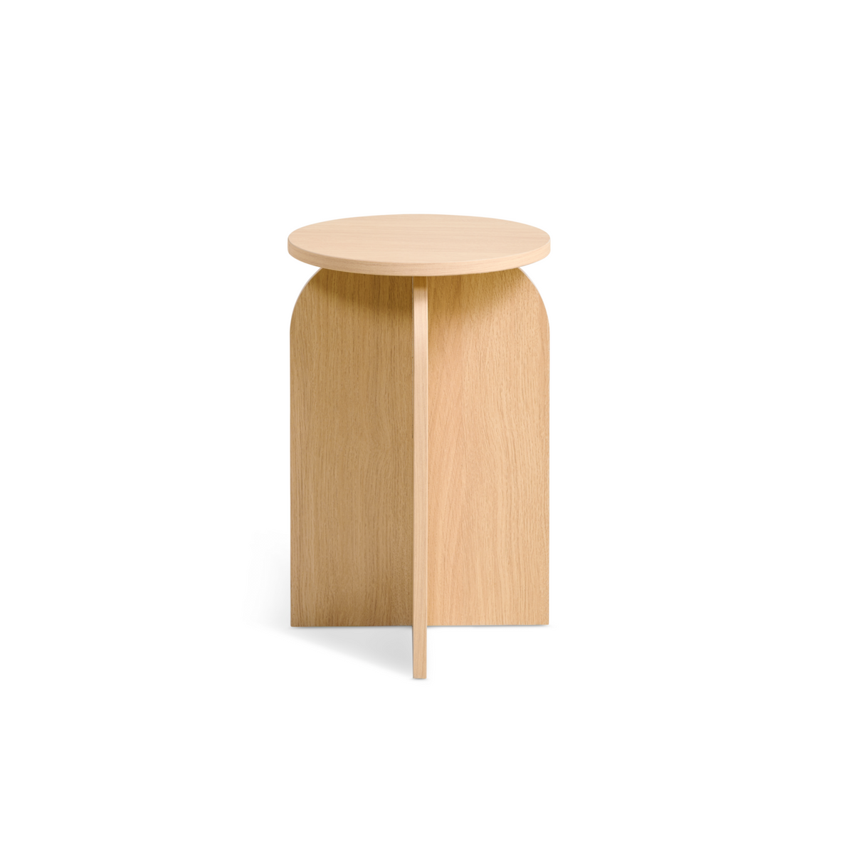 Bijzettafel Felix - Naturel Ø30