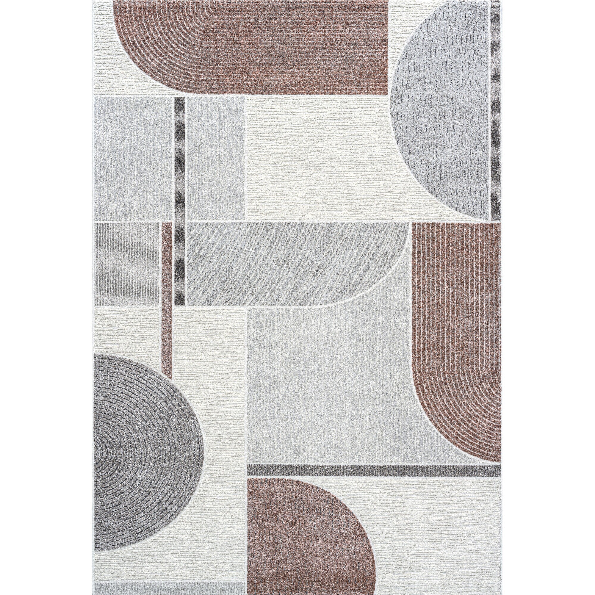 Vloerkleed Verwood Terracotta Multicolor - Rechthoek
