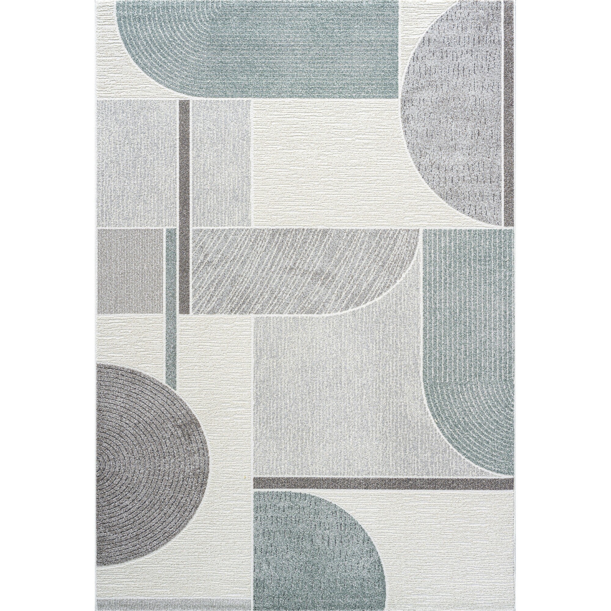 Vloerkleed Verwood Groen Multicolor - Rechthoek