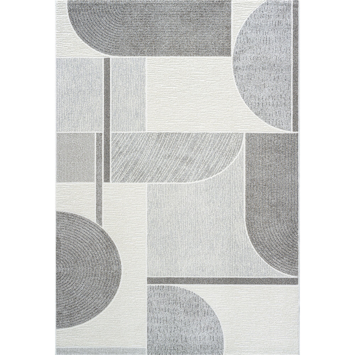 Vloerkleed Verwood Grijs Multicolor - Rechthoek