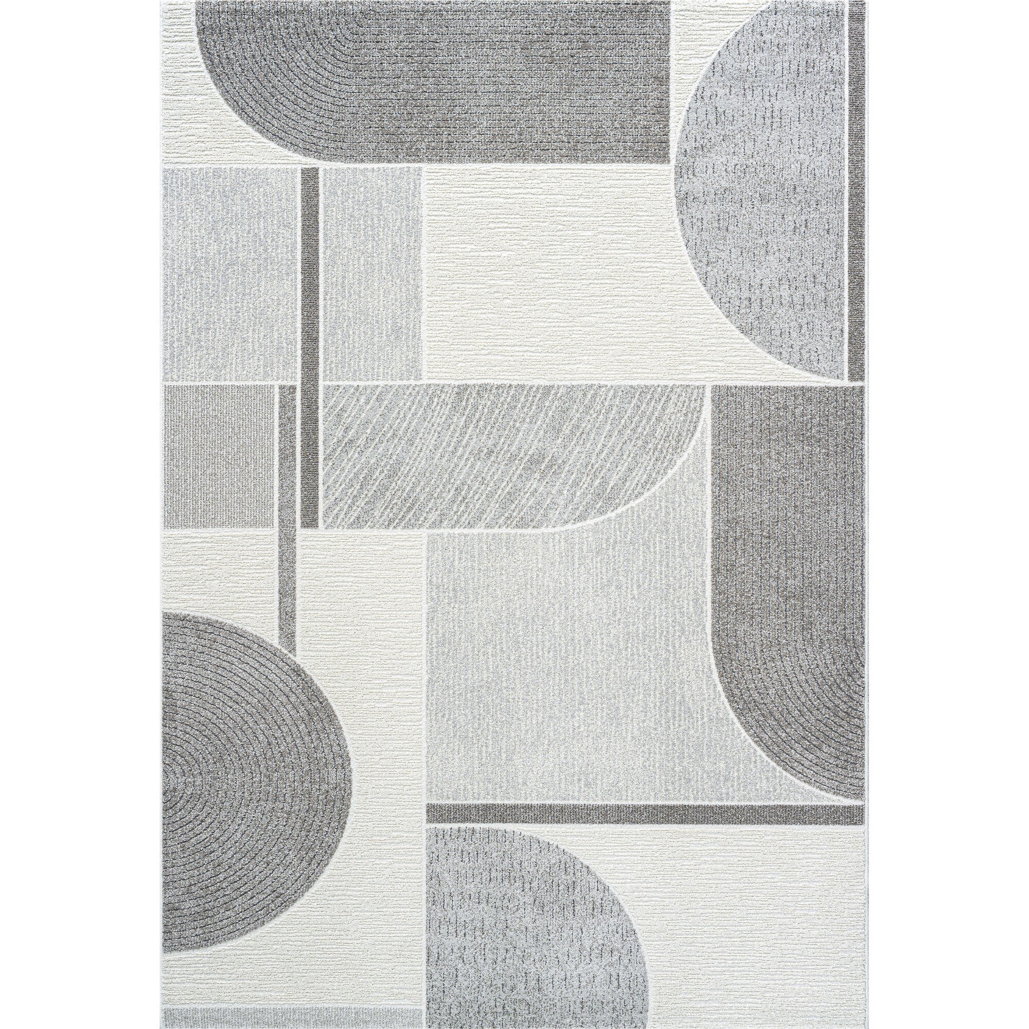 Vloerkleed Verwood Grijs Multicolor - Rechthoek