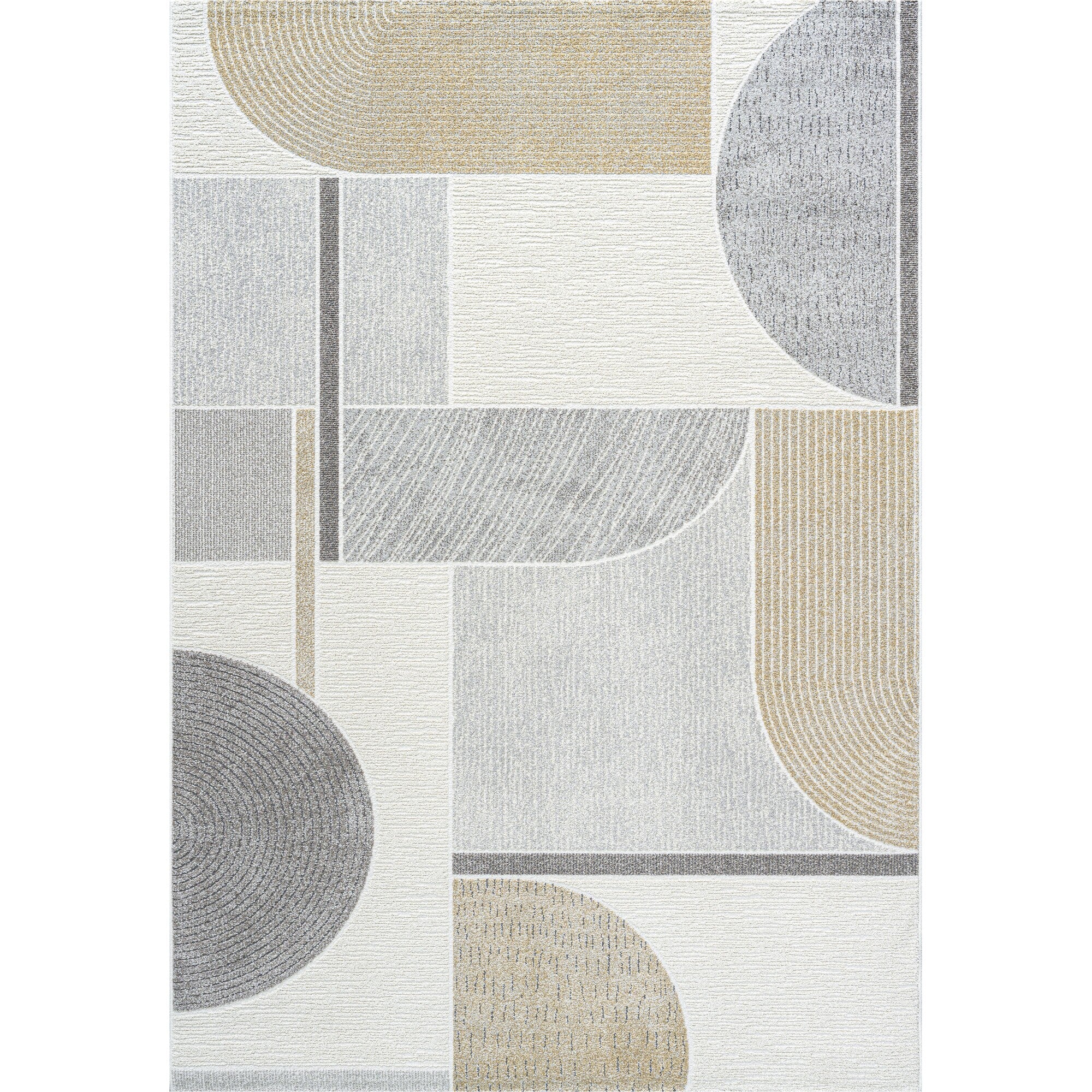 Vloerkleed Verwood Oker Multicolor - Rechthoek