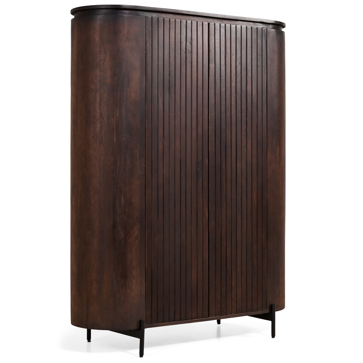 Wandkast Mokka - Donkerbruin 115 cm