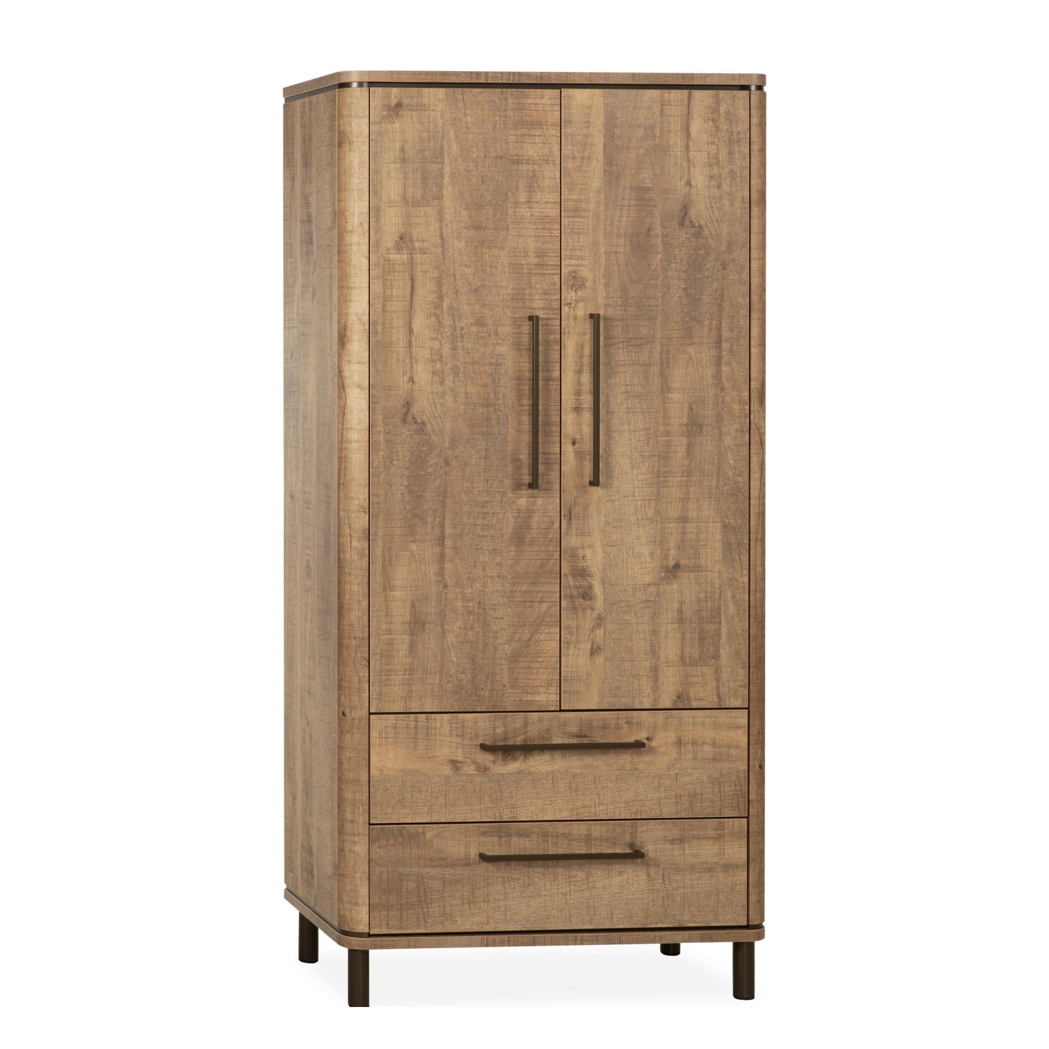 Wandkast Capri met 2 deuren en 2 lades, 89 cm breed