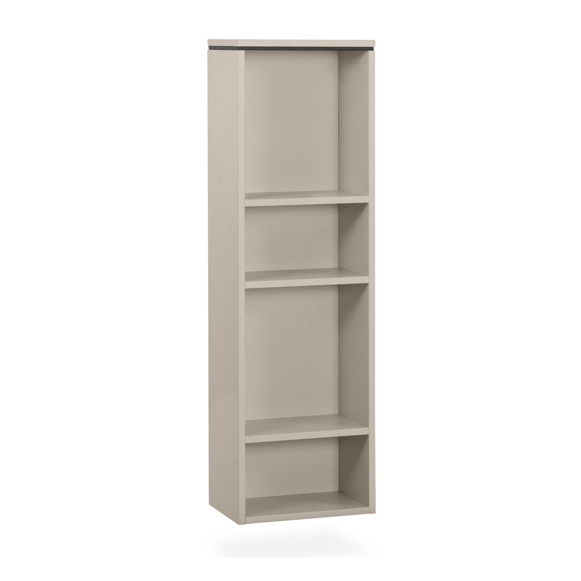 Wandkast Strand met 4 open vakken, 33 cm breed, 110 cm hoog