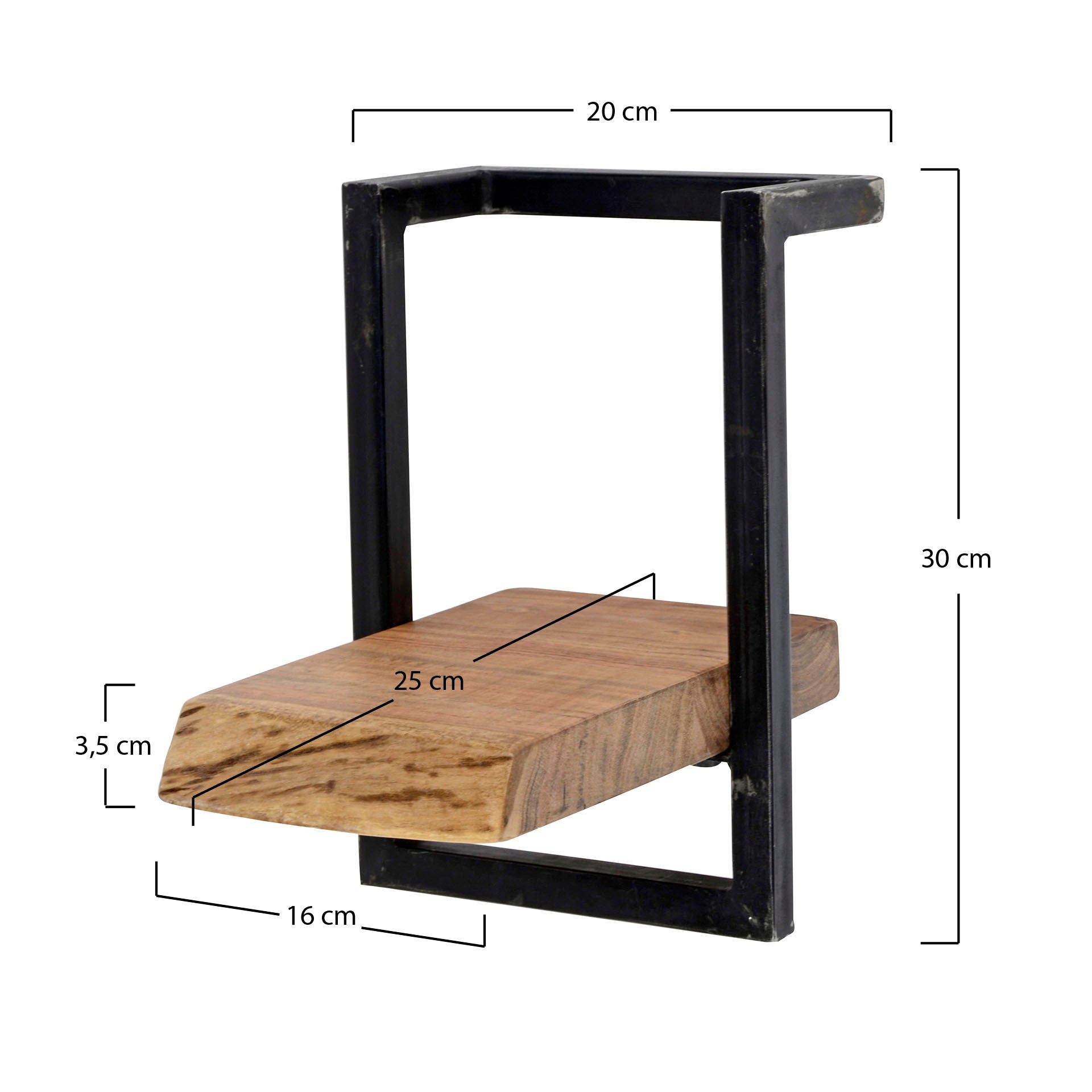 Wandplank Edge I 20 cm