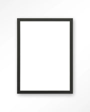 Houten lijst 30x40 cm - zwart