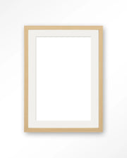 Houten lijst 30x40 cm - natural - passe partout