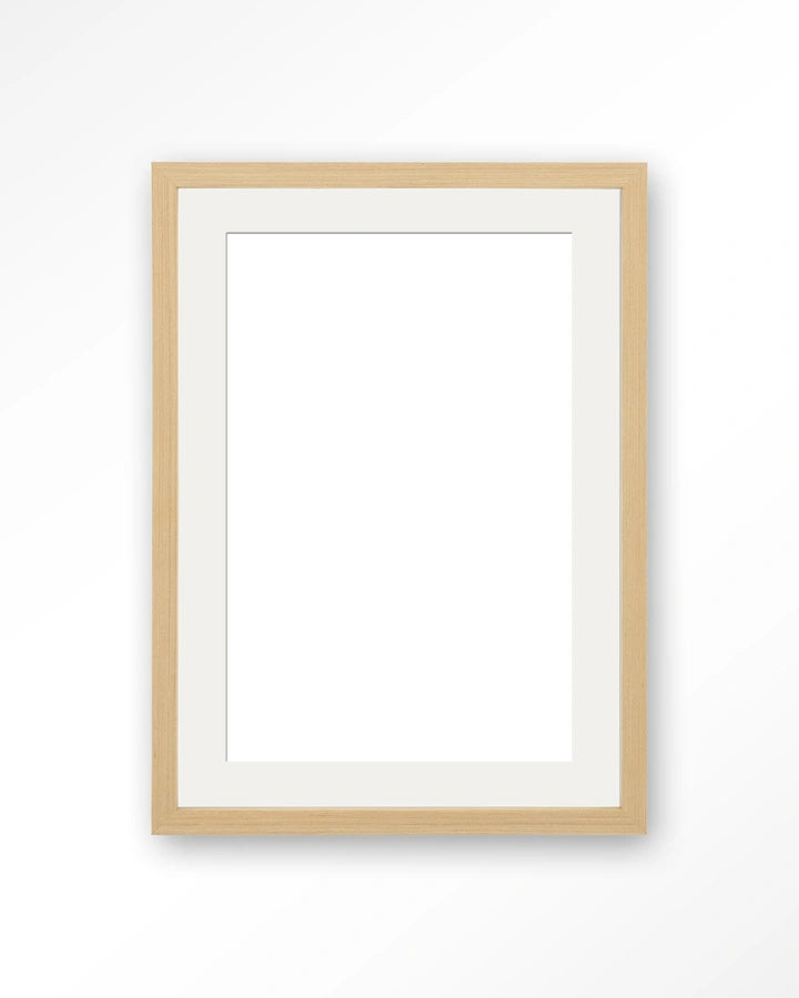 Houten lijst 40x50 cm - natural - passe partout