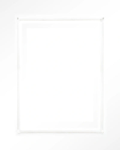 Acryllijst 40x50 cm - doorzichtig