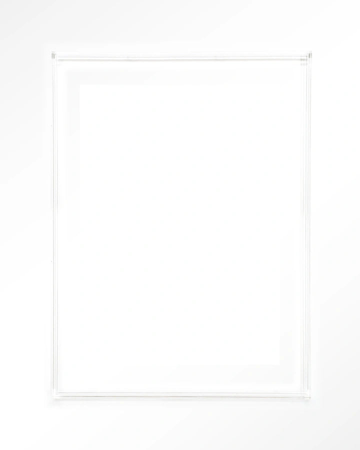 Acryllijst 40x50 cm - doorzichtig