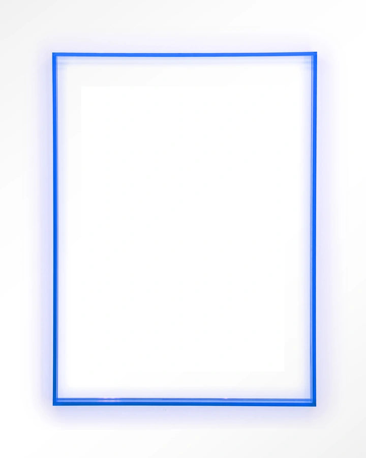 Acryllijst 40x50 cm - lichtblauw