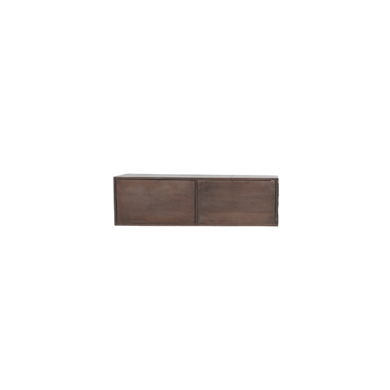 Zwevend tv meubel Vision Walnut | 120 cm