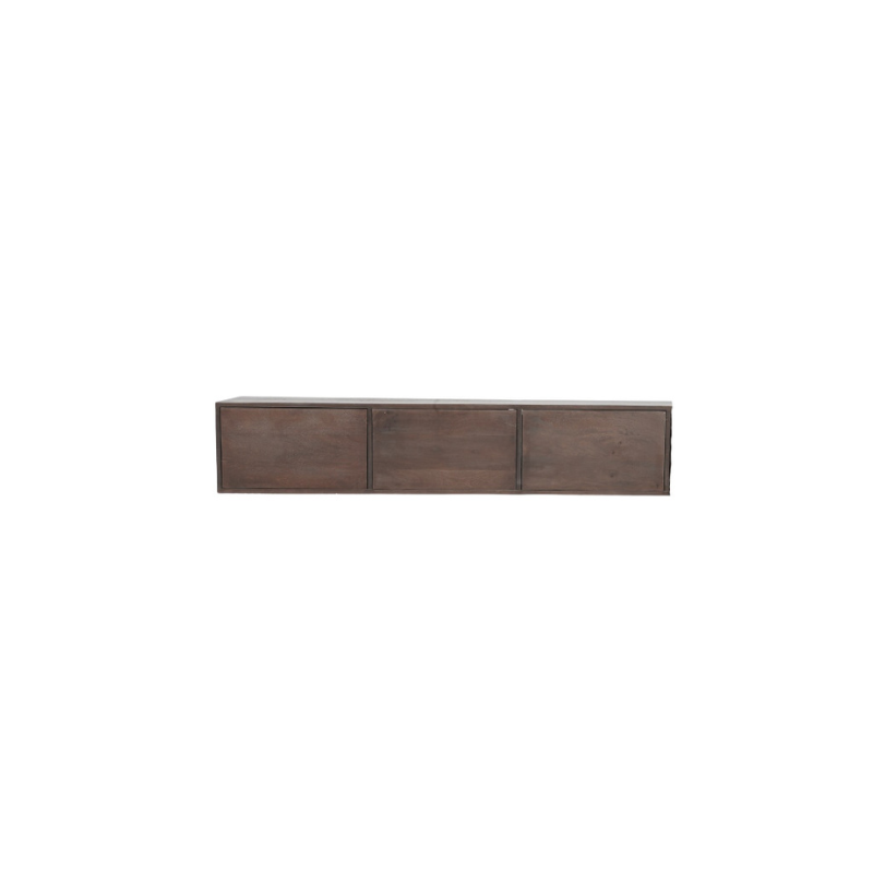 Zwevend tv meubel Vision Walnut | 160 cm